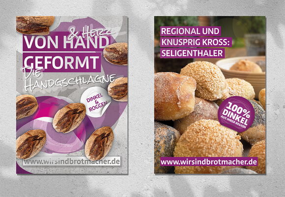 Außenwerbung Bäckerei Brotmacher