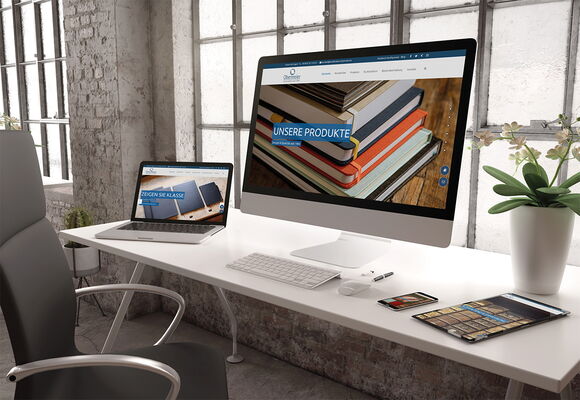 Internetseite Buchbinderei Obermeier