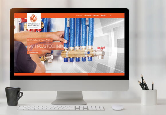 Webseite Karl & Wagner Haustechnik