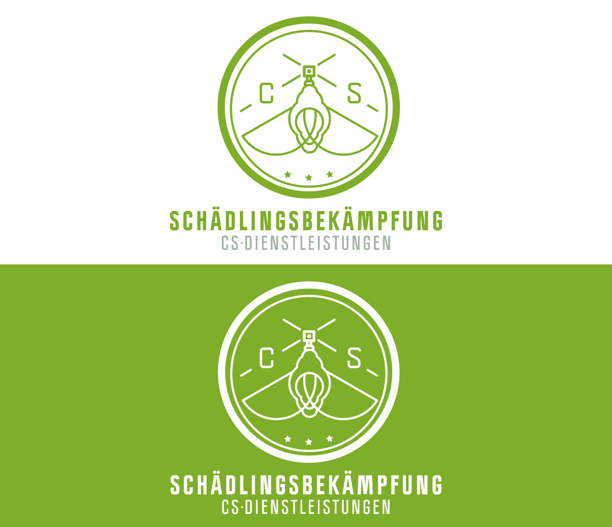 Bild des Logos der Firma: "CS - Dienstleisungen" in zwei Verschiedenen Varianten