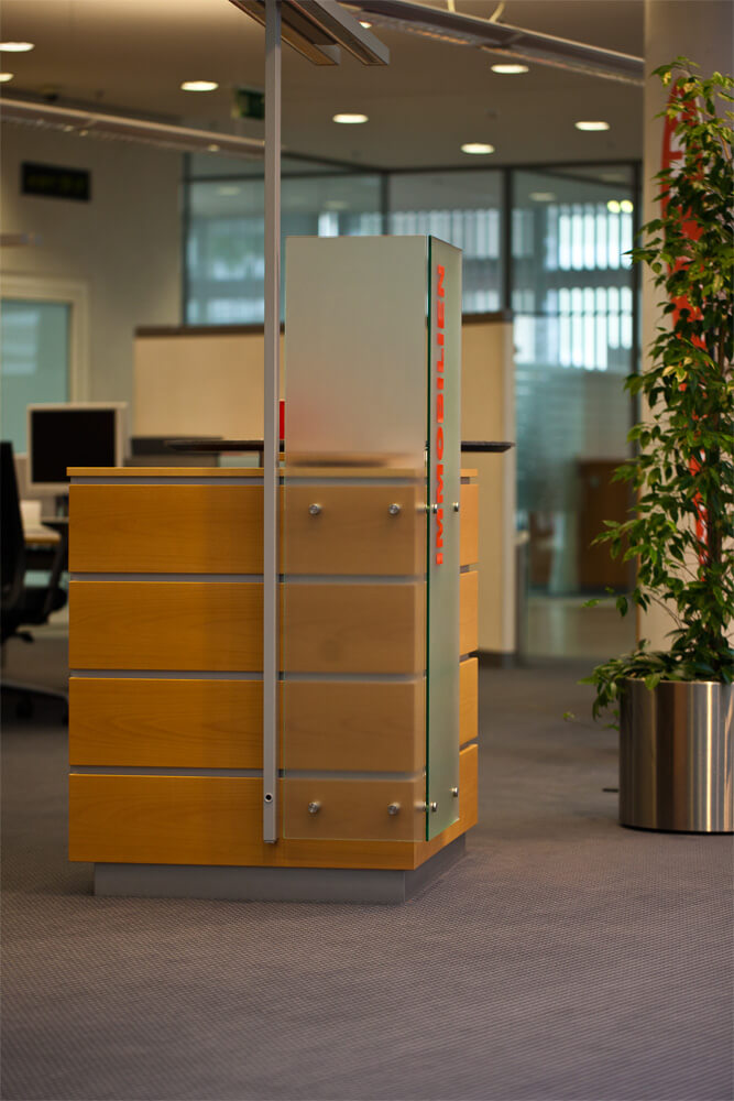 Aufnahmen eines Bankschalters